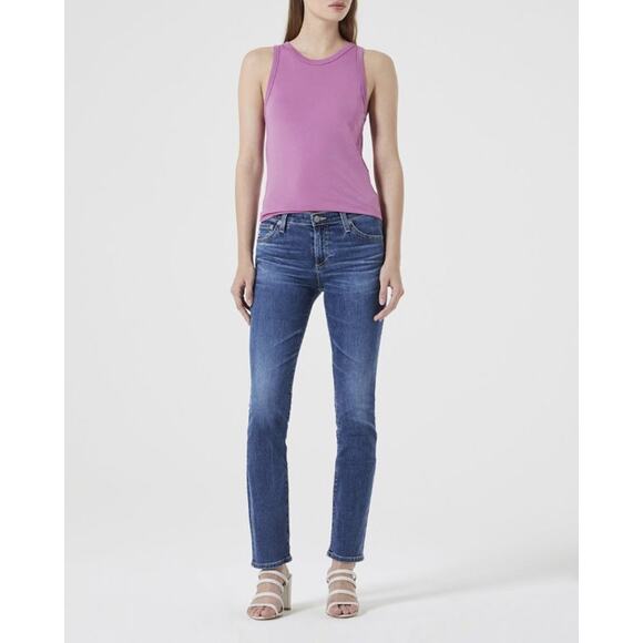 AG Adriano Goldschmied The Harper Essential Straight Women's Blue Jeans sz 26R - Picture 1 of 8